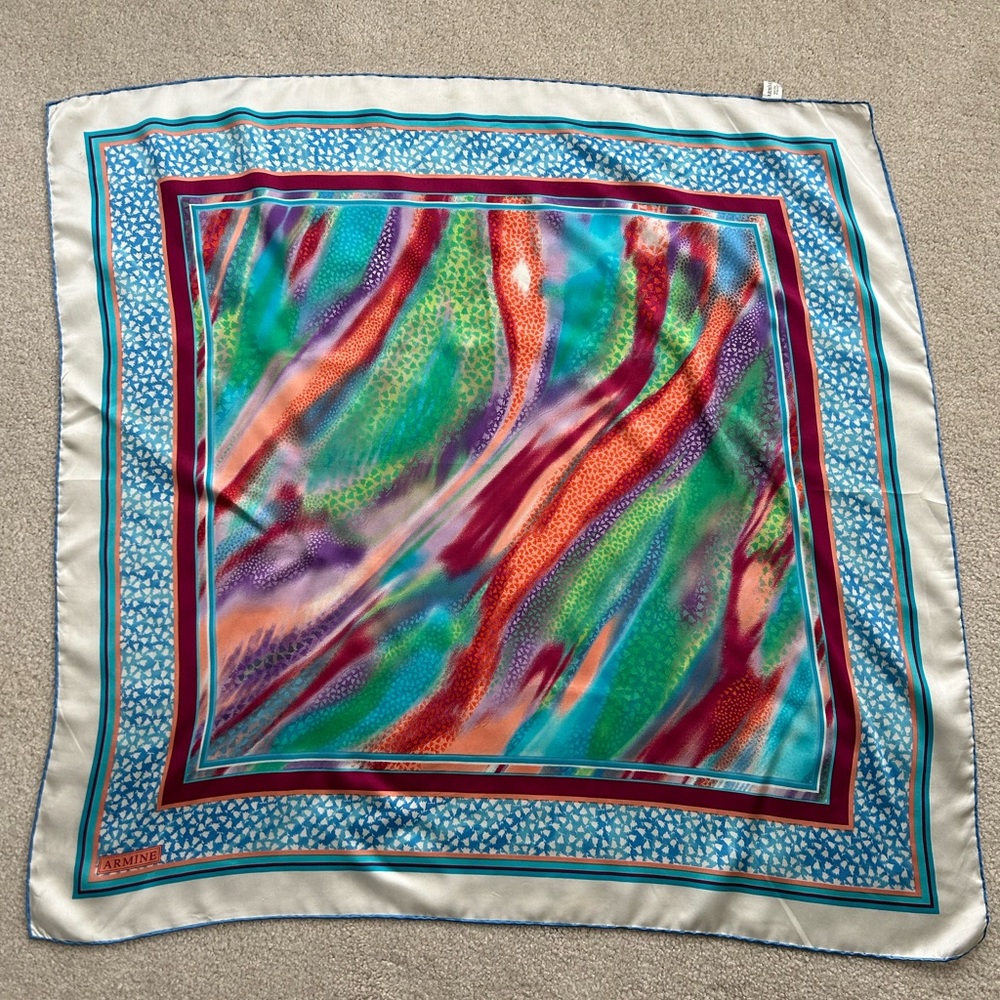 Armine 100% Silk Scarf | Luxury Turkish Designer Headscarf